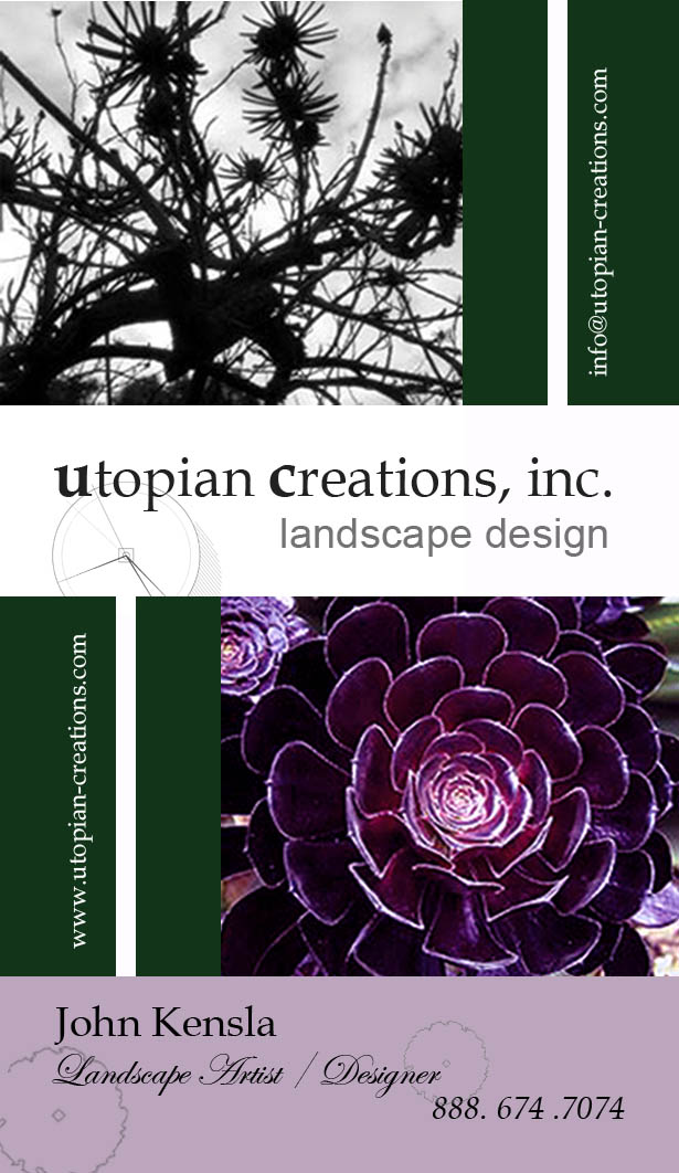 Utopian Creations landscape design front
